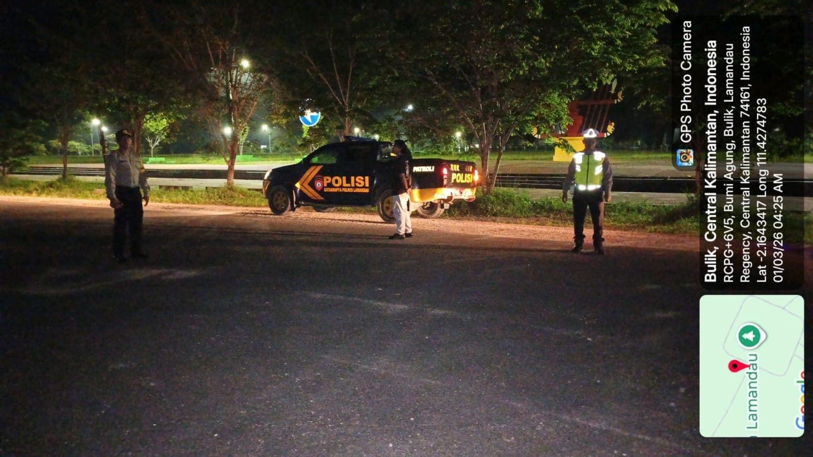 Cegah Balapan Liar, Satlantas Polres Lamandau Intensifkan Patroli Subuh Selama Ramadhan