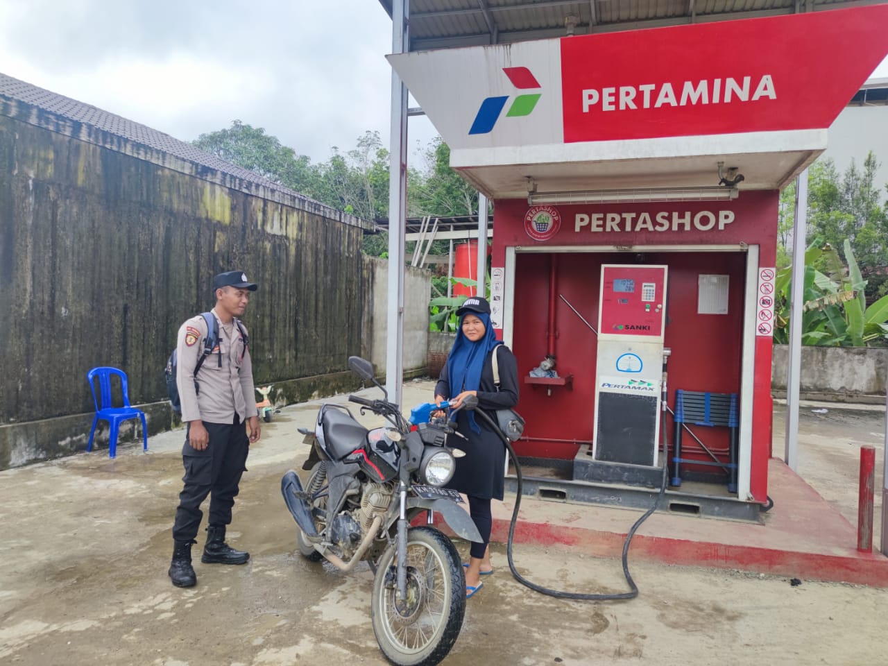 Polsek Gunung Purei Laksanakan Patroli Siang dan Malam di Objek Vital