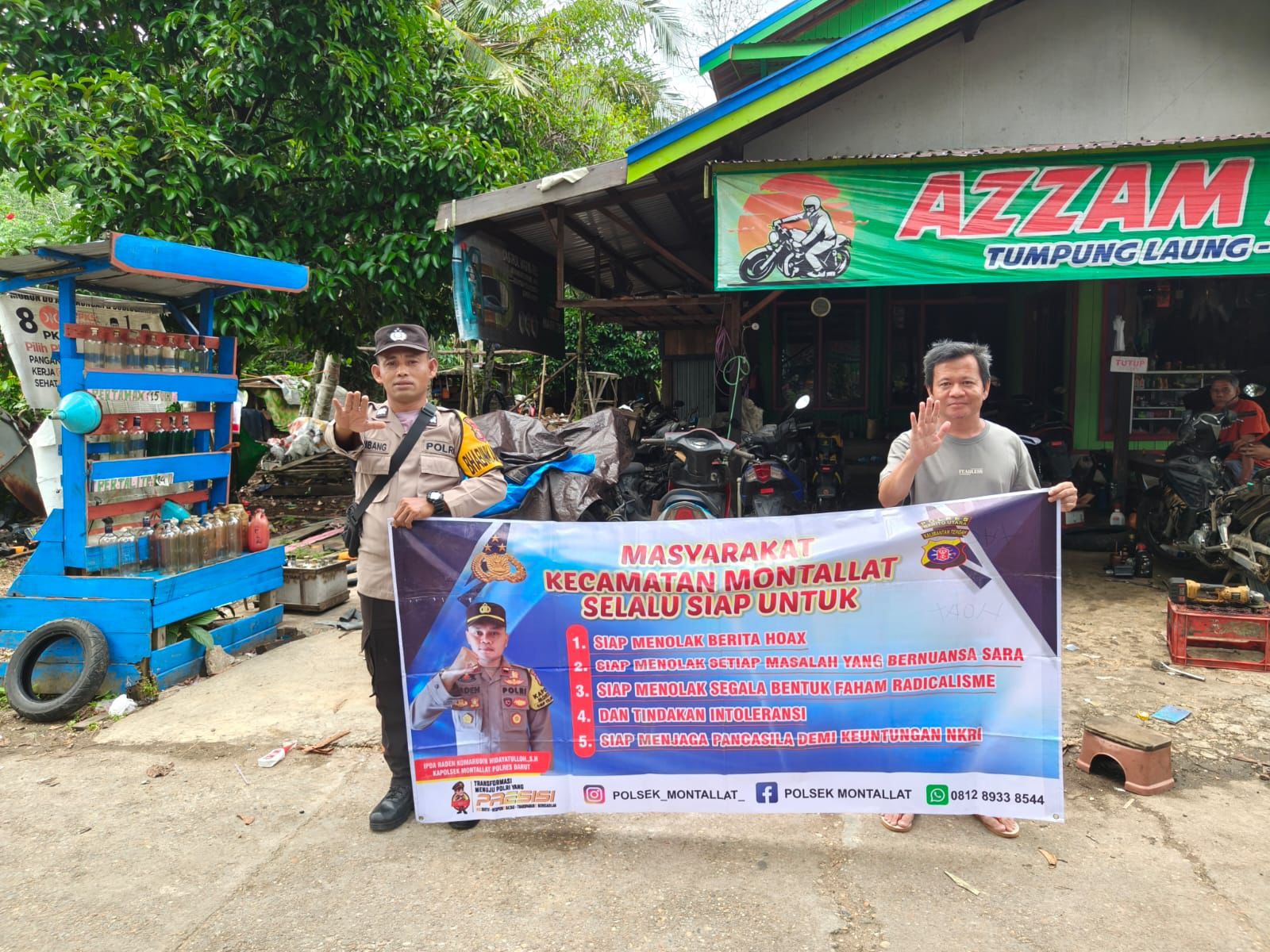 Polsek Montallat Gelar Sosialisasi Bahaya Hoax untuk Meningkatkan Literasi Informasi Masyarakat