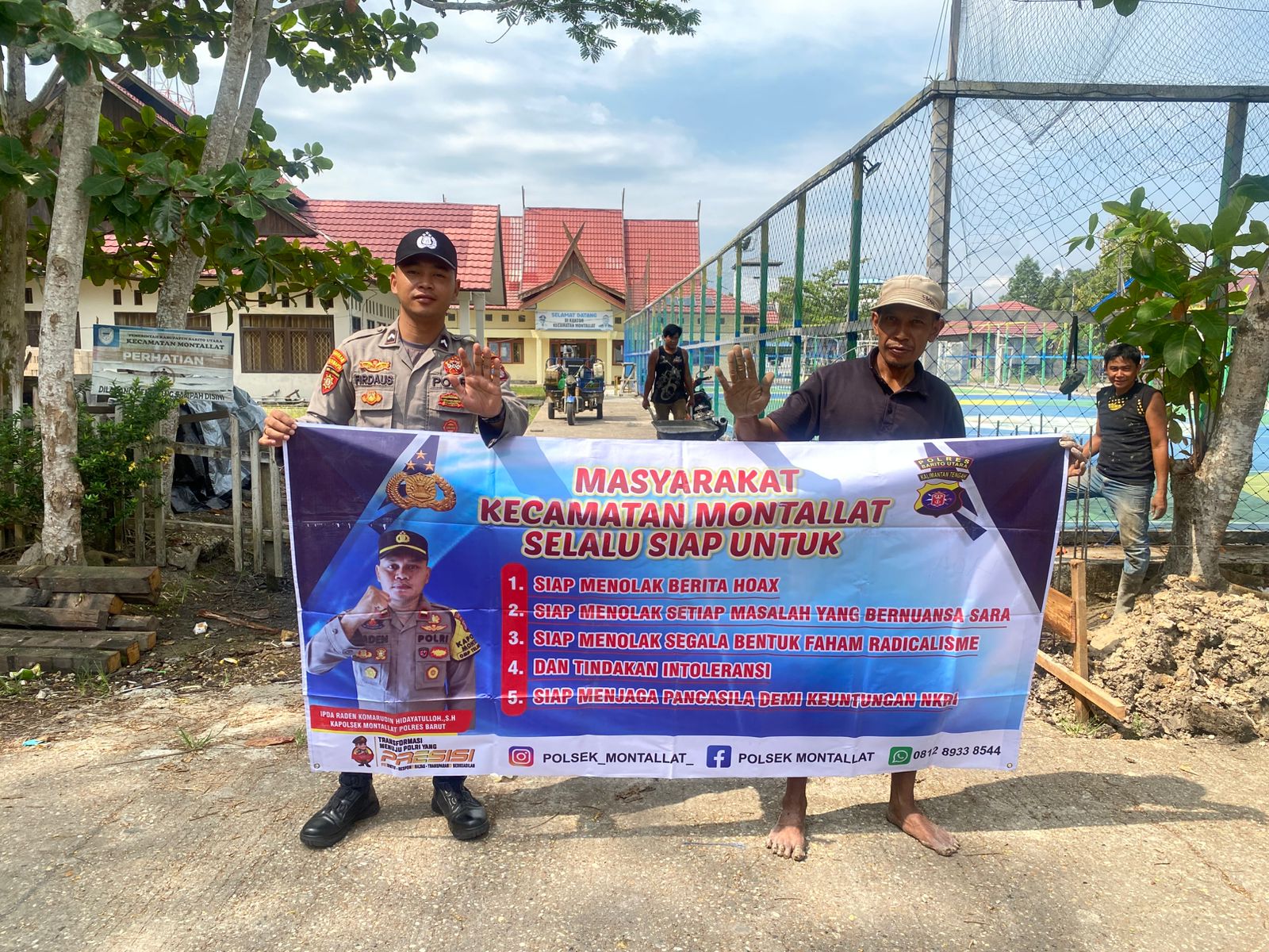 Polsek Montallat Gelar Sosialisasi Bahaya Hoax untuk Meningkatkan Literasi Informasi Masyarakat