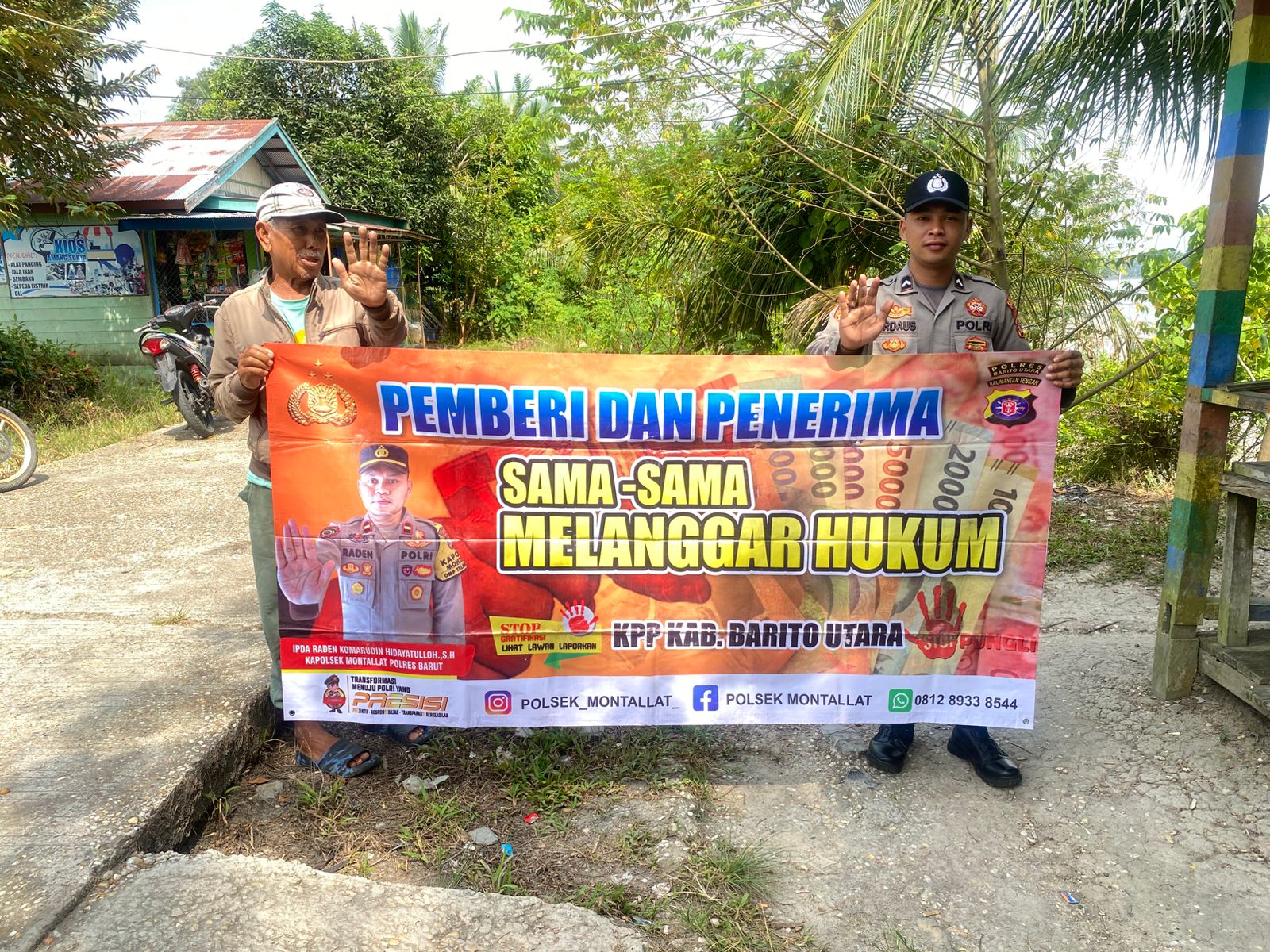 *Polsek Montallat Putus Tindak Pelanggaran Pungli, Polsek Montallat Himbau Stop Pungli ke Warga