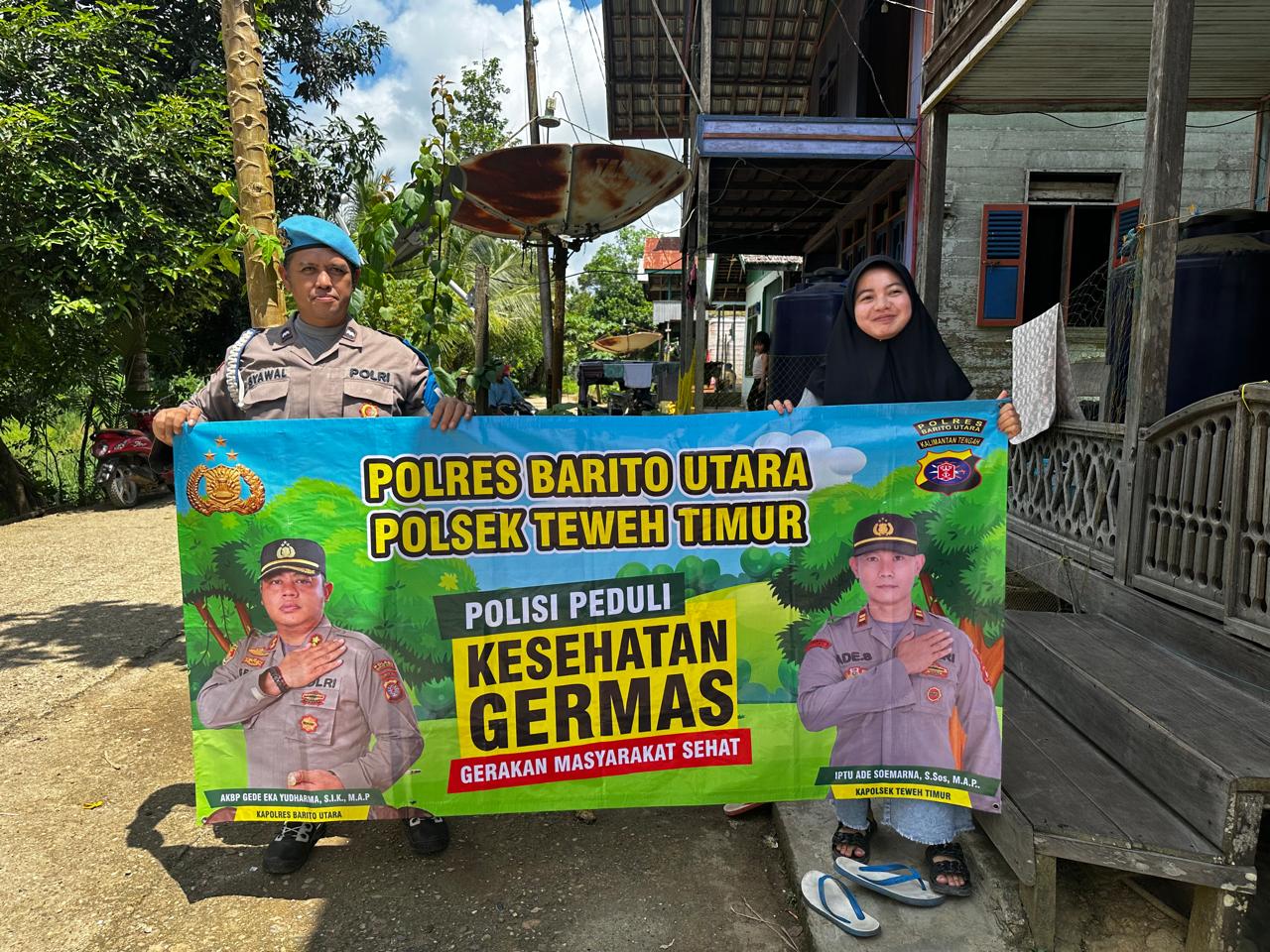 Polsek Teweh Timur Ajak Masyarakat Terapkan Germas untuk Hidup Lebih Sehat