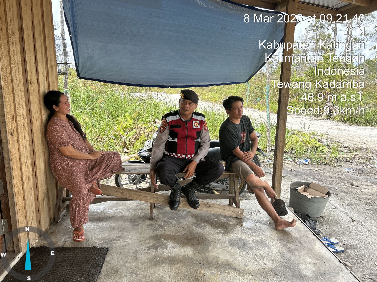 Personel Samapta Laksanakan Patroli Siang, Antisipasi Gangguan Kamtibmas.