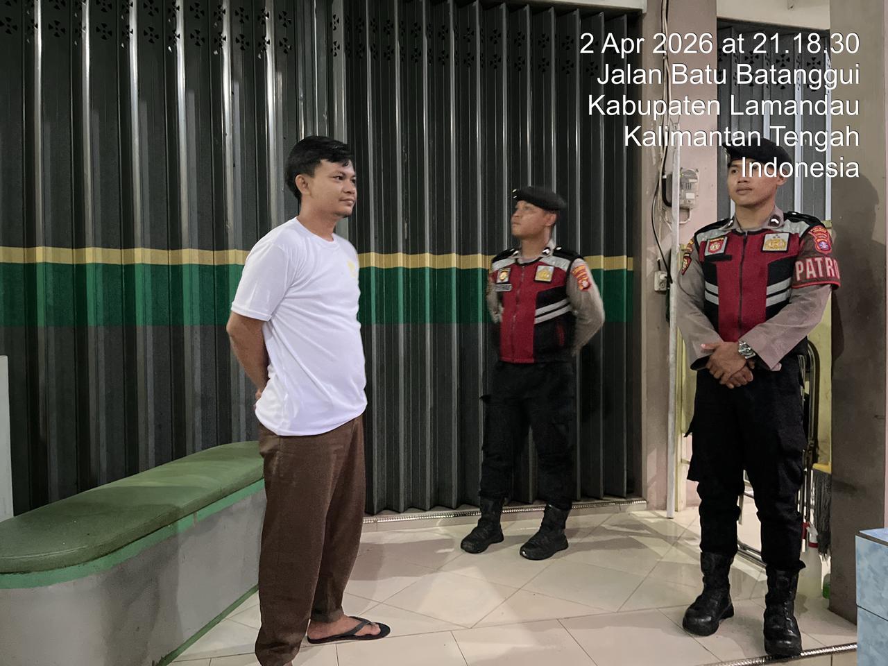 Sat Samapta Polres Lamandau Patroli di Objek Vital, Wilkum Polres Lamandau