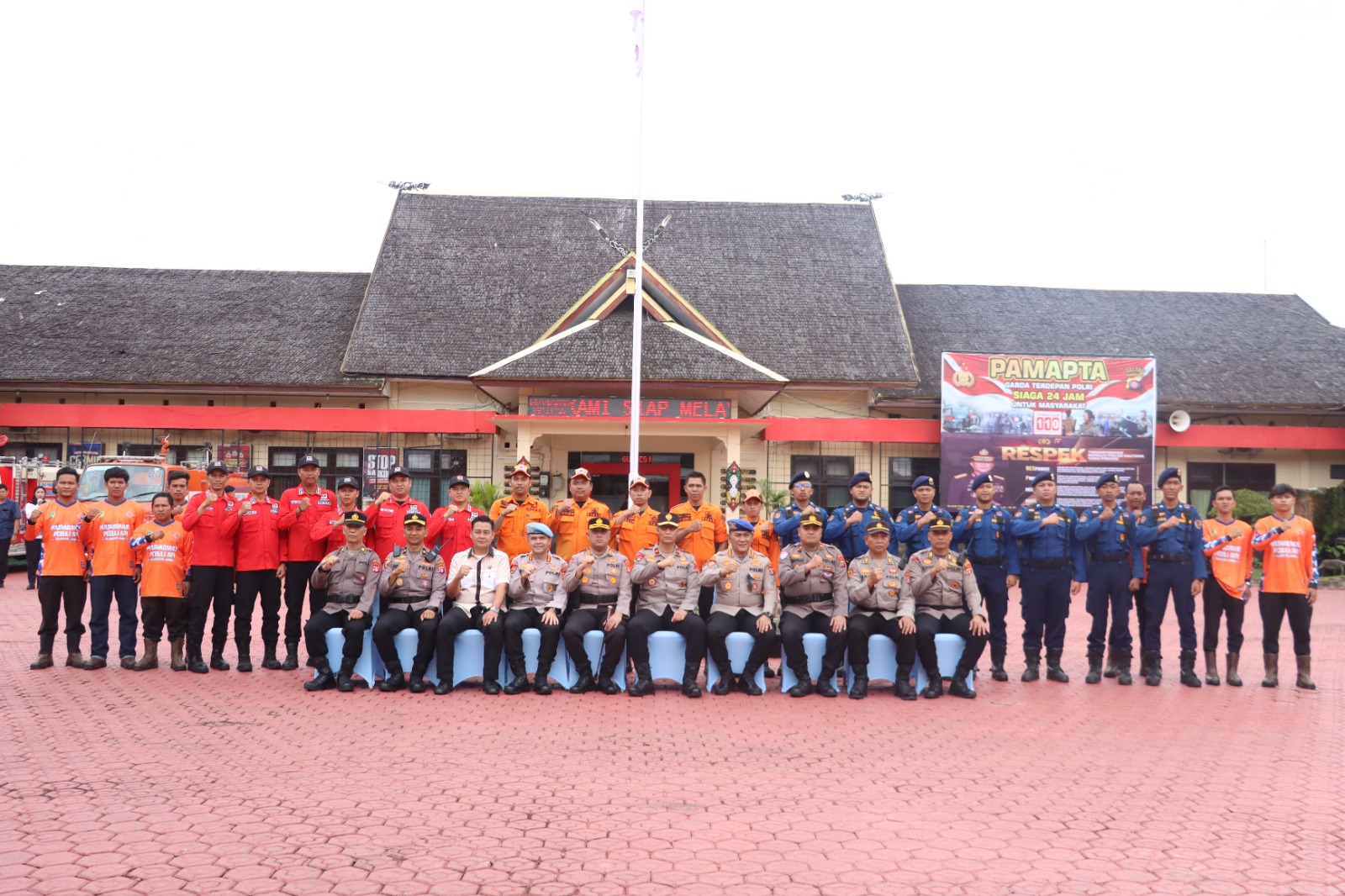 Wakapolda Kalteng Sampaikan 4 Pesan Strategis Saat Kunker di Polres Barut