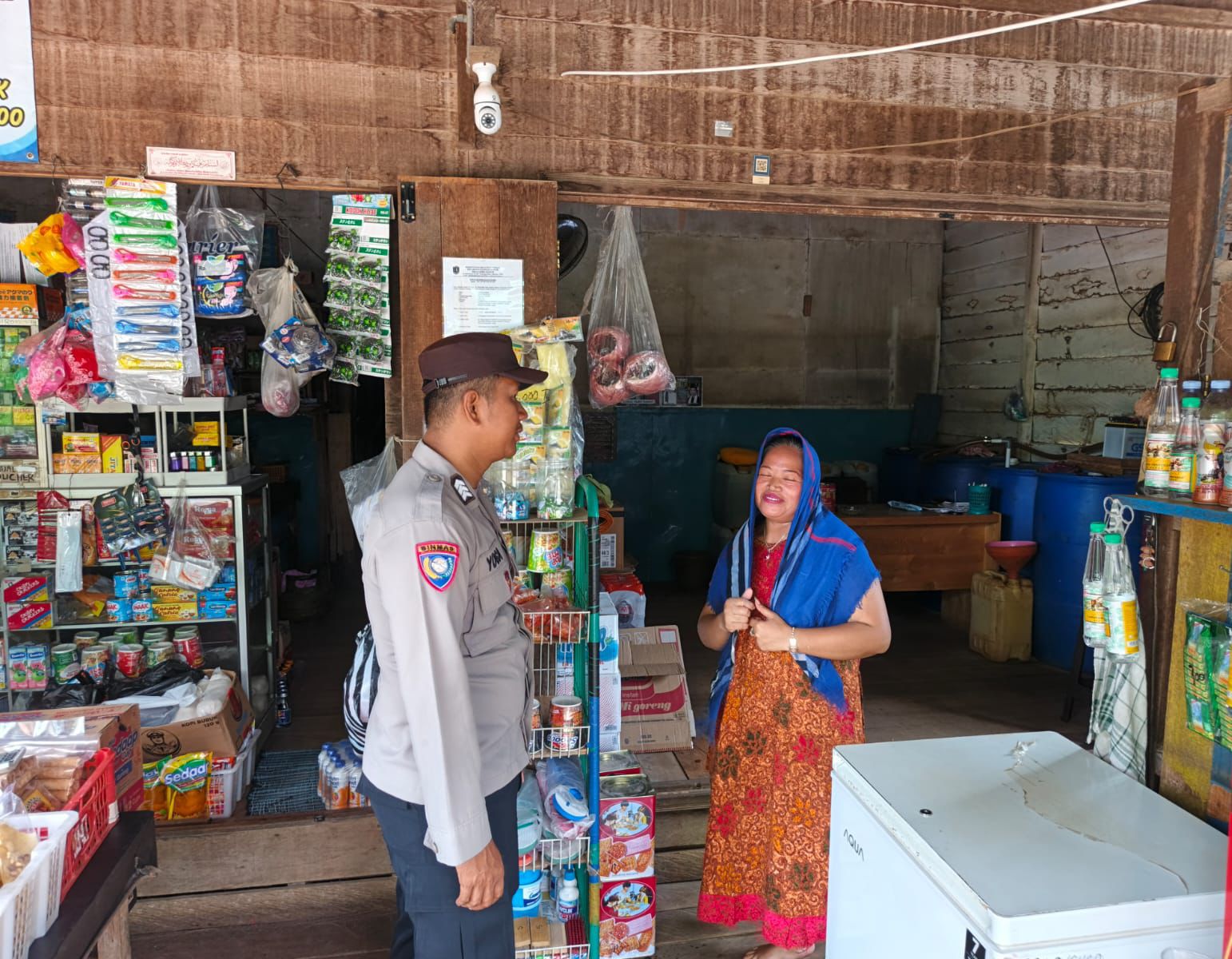 Polsek Katingan Tengah Sambang Kamtibmas