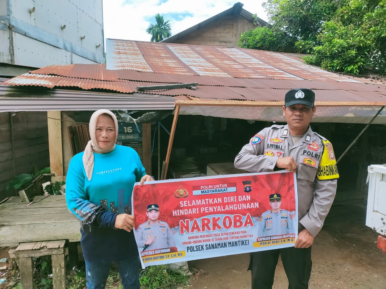 Personel Samapta Laksanakan Pengawasan MBG di Sekolah-Sekolah Kabupaten Katingan.