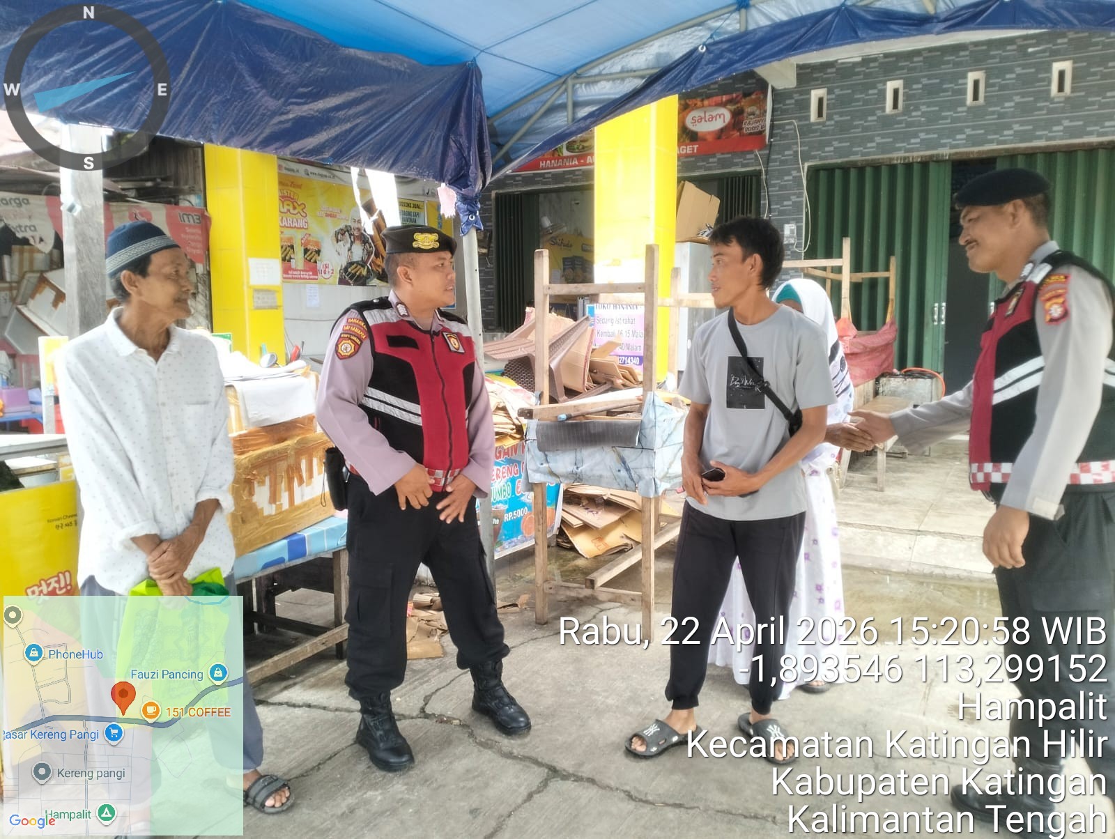 Personel Samapta Laksanakan Patroli Siang, Antisipasi Gangguan Kamtibmas.