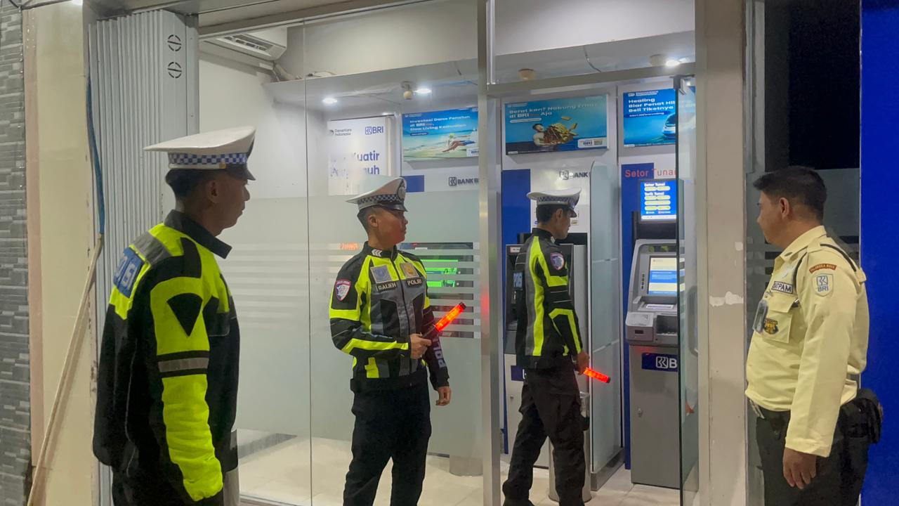 Satlantas Polres Katingan cek dan kontrol rutin Objek Vital Tiap harinya.