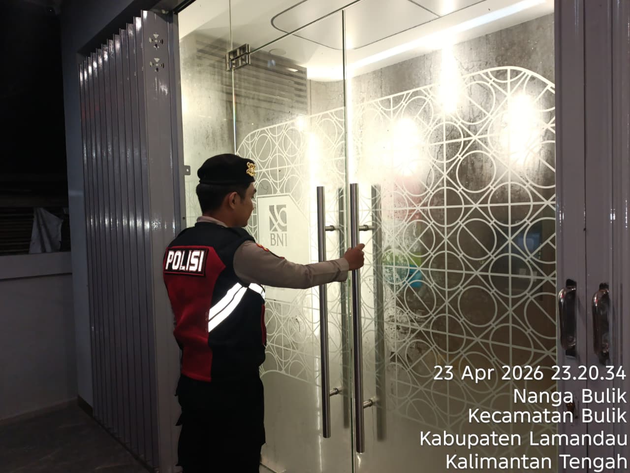 Sat Samapta Polres Lamandau Patroli di Objek Vital, Wilkum Polres Lamandau