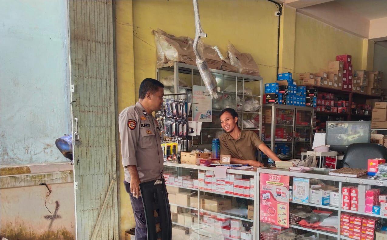 Perkuat Kamtibmas, Polsek Katingan Tengah Sambangi Warga