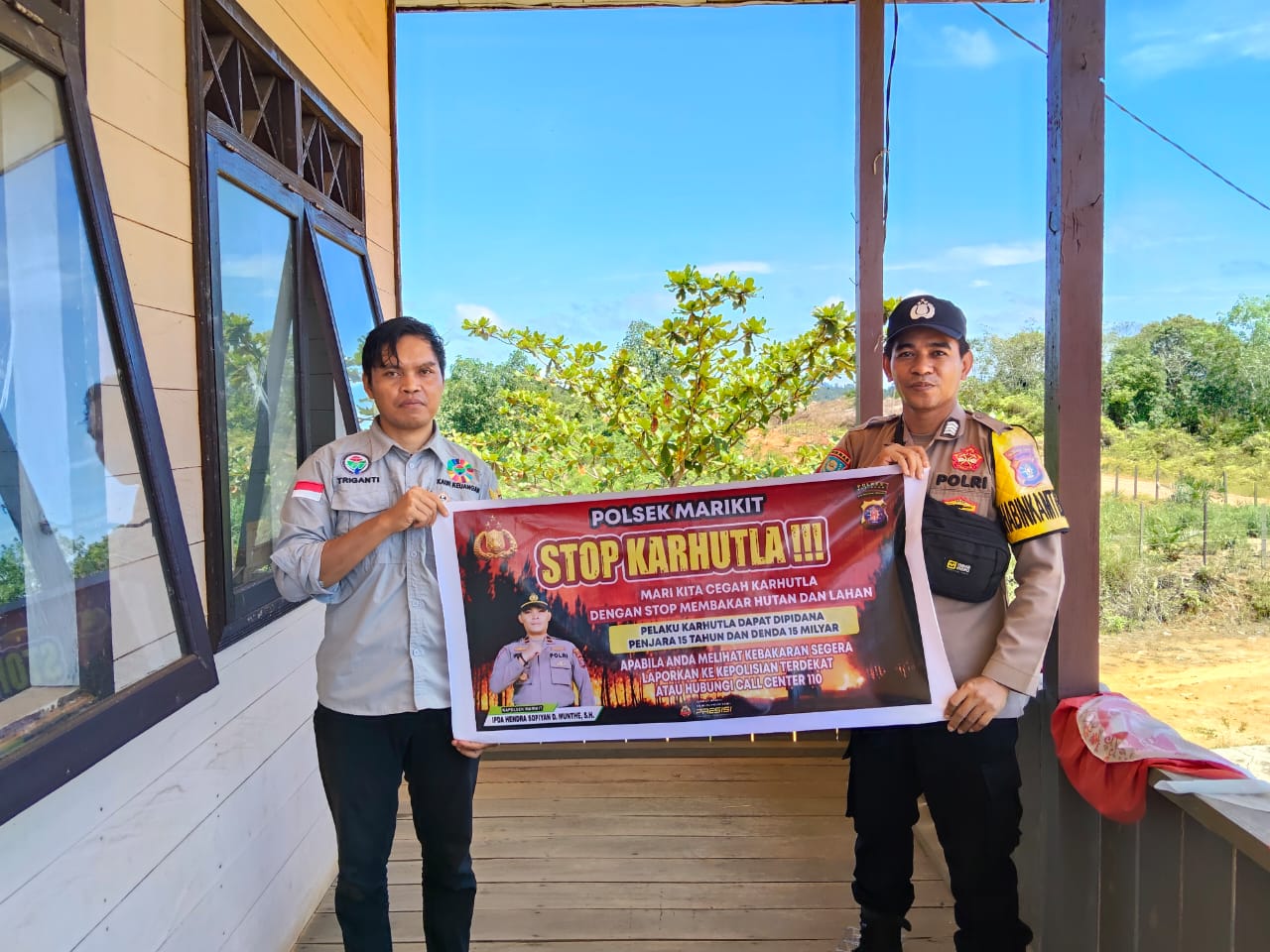 Polsek Marikit Gerakkan Komunitas, Perkuat Peran Aktif Warga sebagai Garda Terdepan Cegah Karhutla