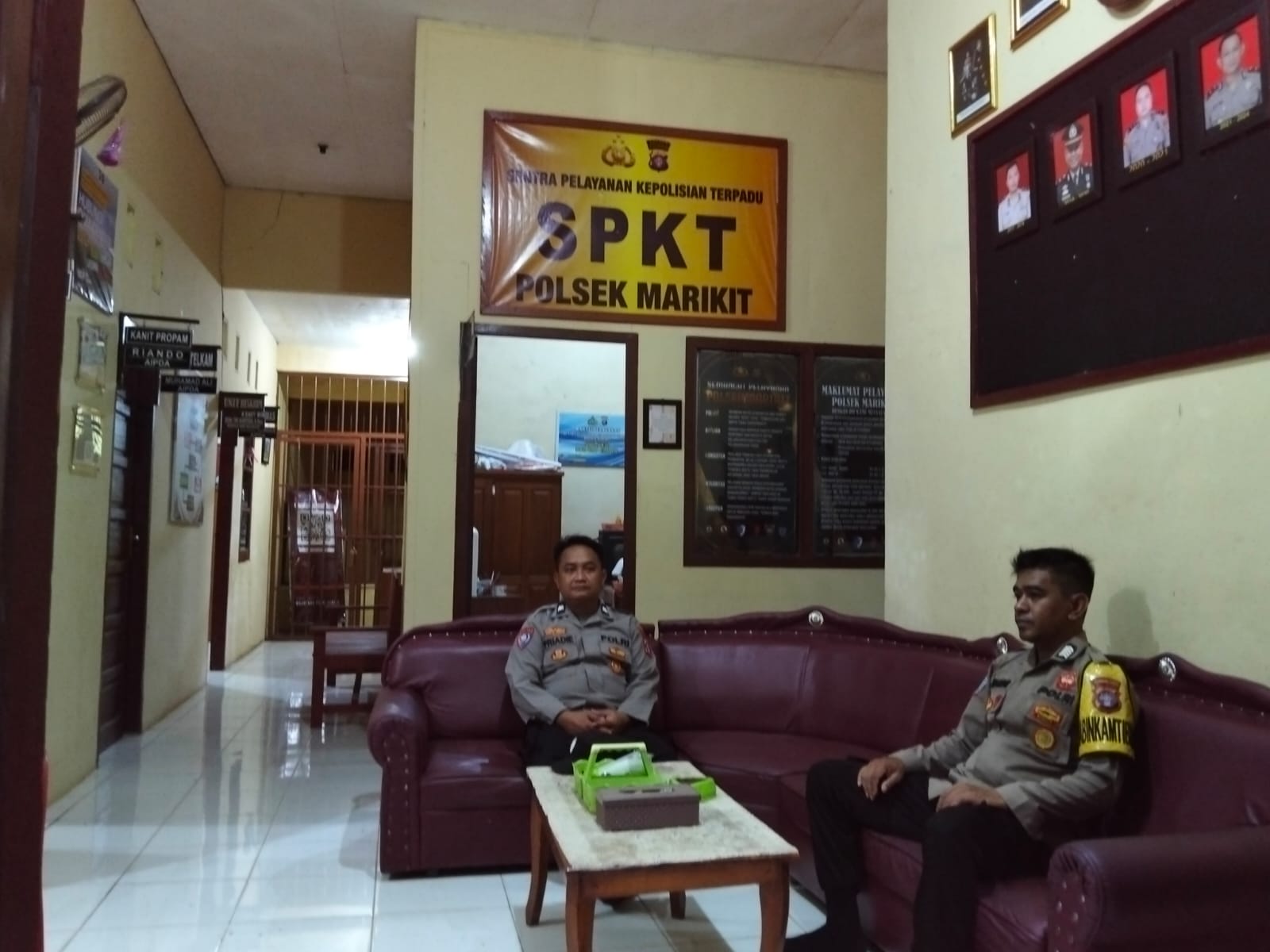 Piket Malam Polsek Marikit Siaga Jaga Pelayanan Kepolisian