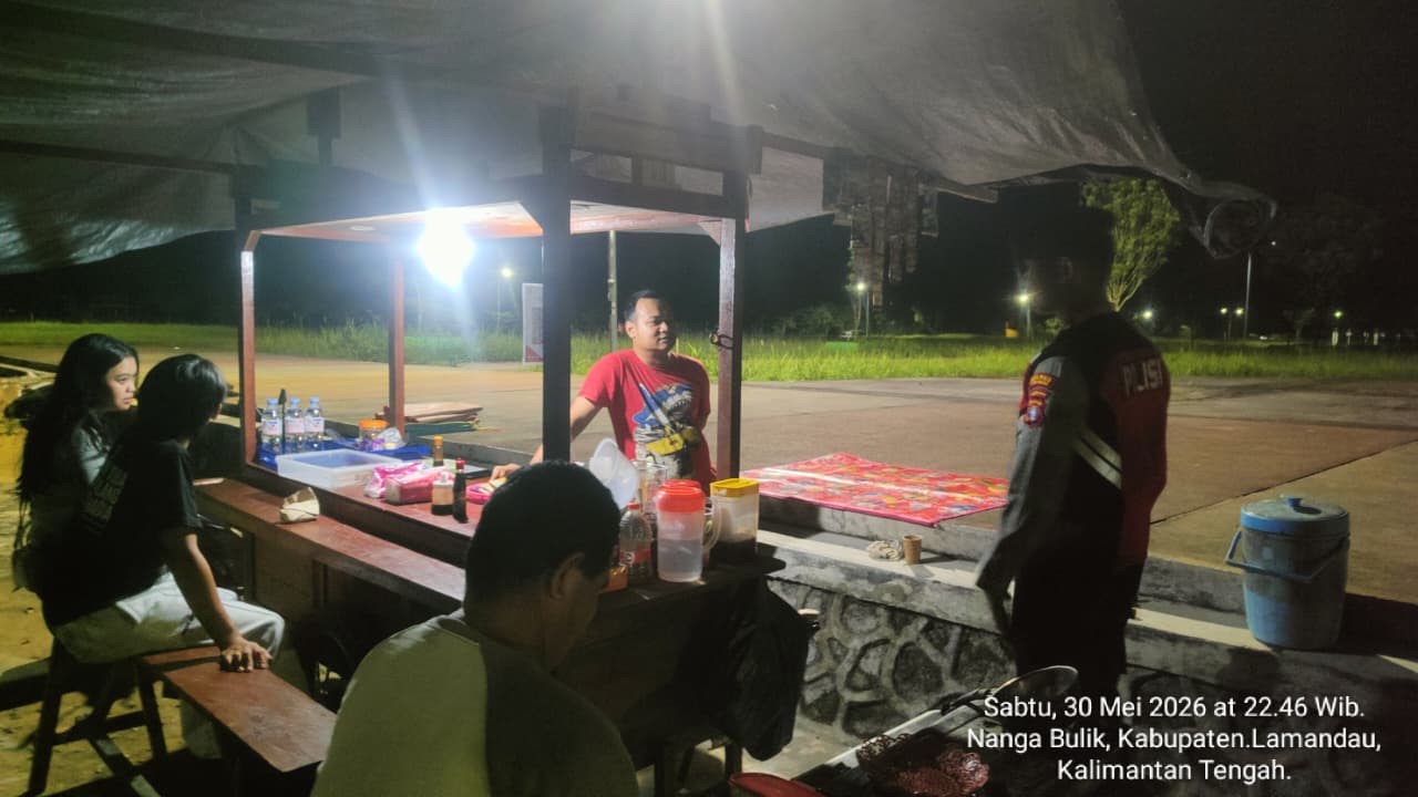 Patroli Malam Satsamapta, Rangkul Pelaku Usaha untuk Jaga Kamtibmas
