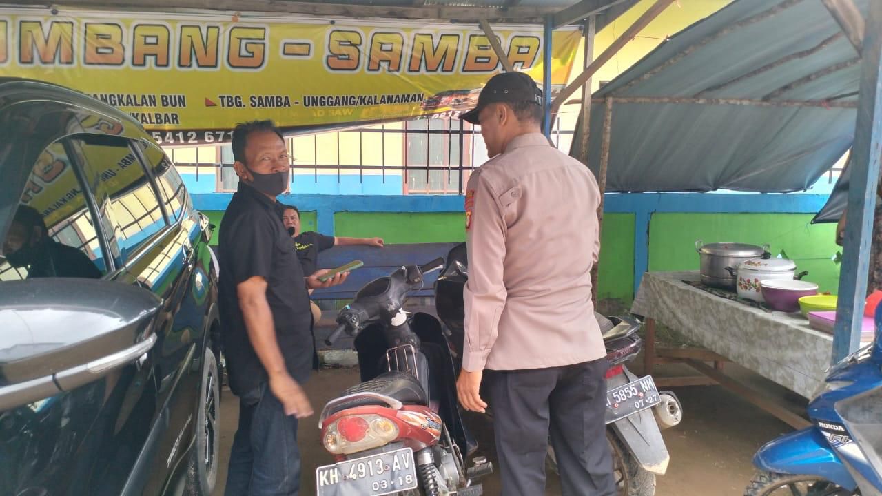 Polsek Katingan Tengah Sambang Kamtibmas