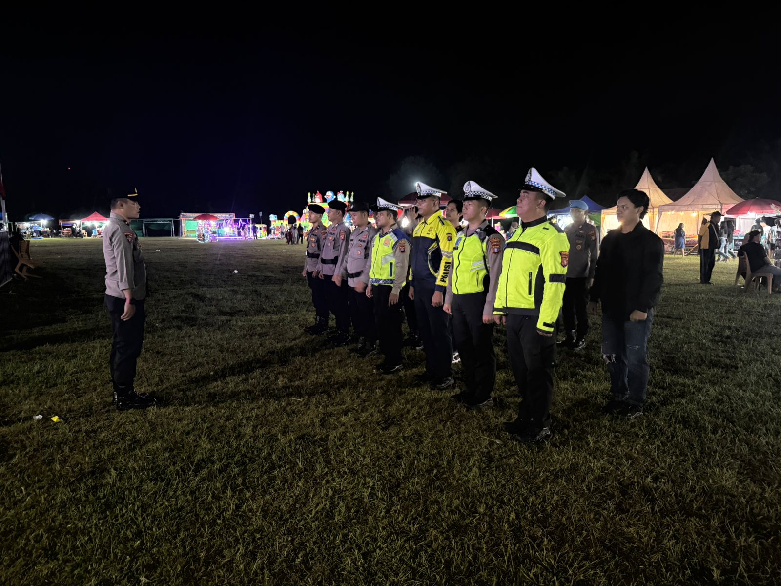 Ratusan Warga Hadiri Sumber Mulya Fest Vol. 4, Polres Lamandau Pastikan Kegiatan Berjalan Aman
