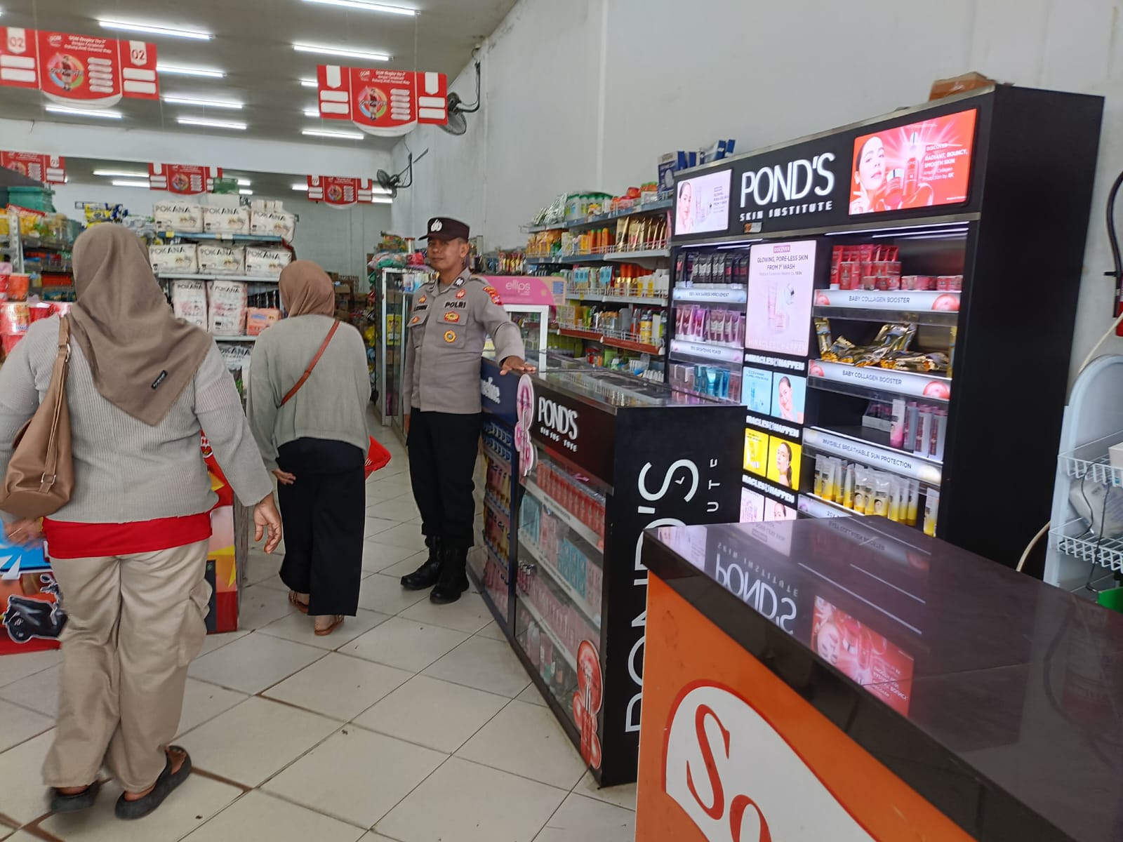 Monitoring Minimarket, Polsek Bulik Pastikan Situasi Tetap Aman dan Kondusif