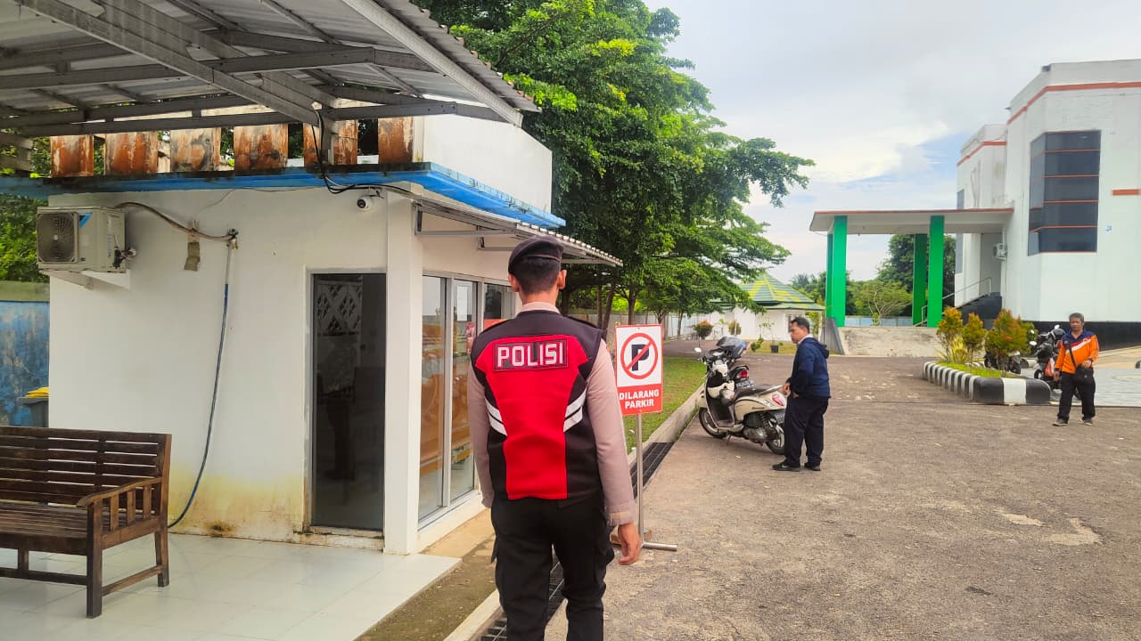 Sat Samapta Polres Lamandau Patroli Bank dan ATM, Perkuat Keamanan Fasilitas Perbankan