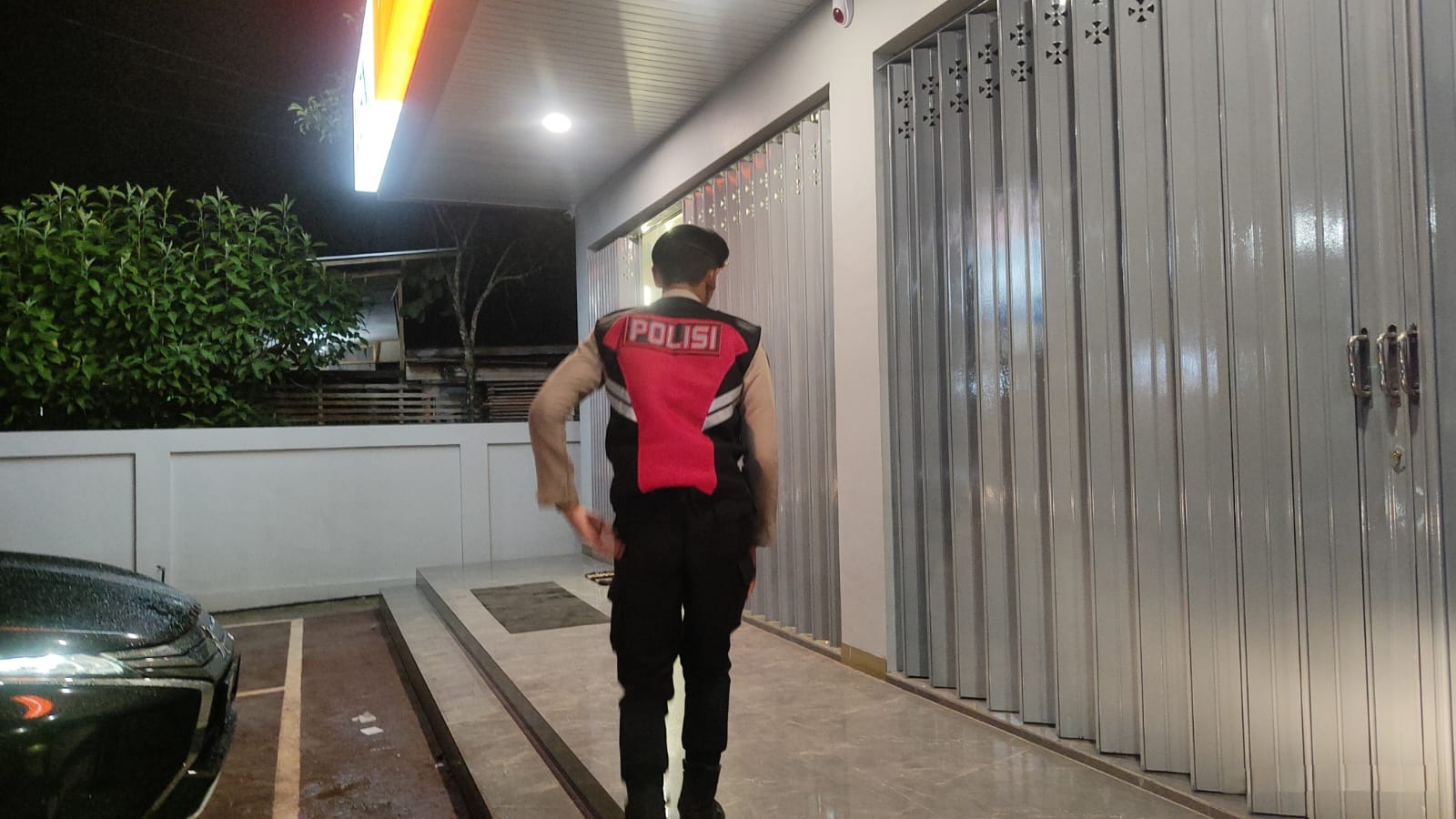 Sat Samapta Polres Lamandau Patroli Bank dan ATM, Antisipasi Gangguan Kamtibmas