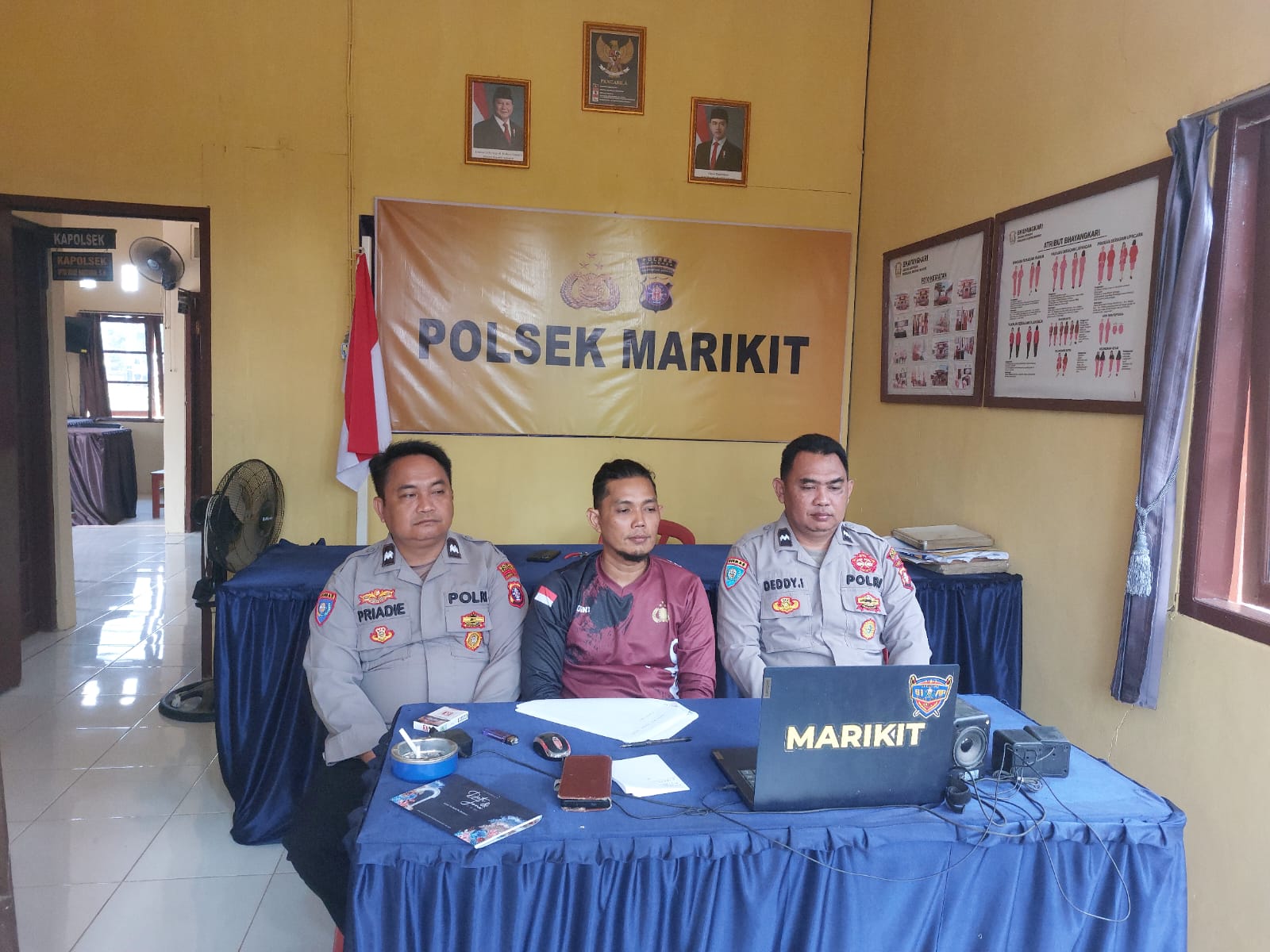 ASWAJA PENEGAKAN HUKUM, PERSONEL POLSEK MARIKIT IKUTI FBB KARHUTLA DARI BIRO SDM POLDA KALTENG