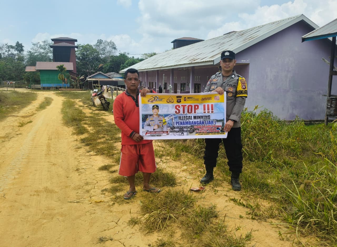Waspada Tambang Ilegal, Polsek Marikit Edukasi Warga