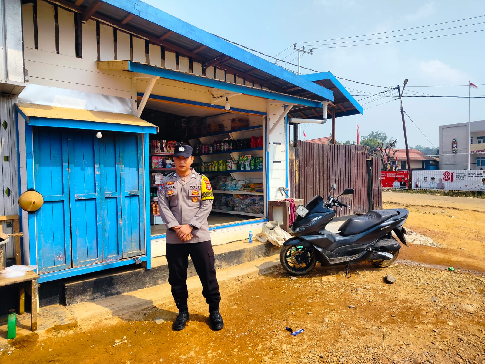 Patroli Siang Presisi, Polsek Marikit Jaga Kamtibmas Tetap Kondusif