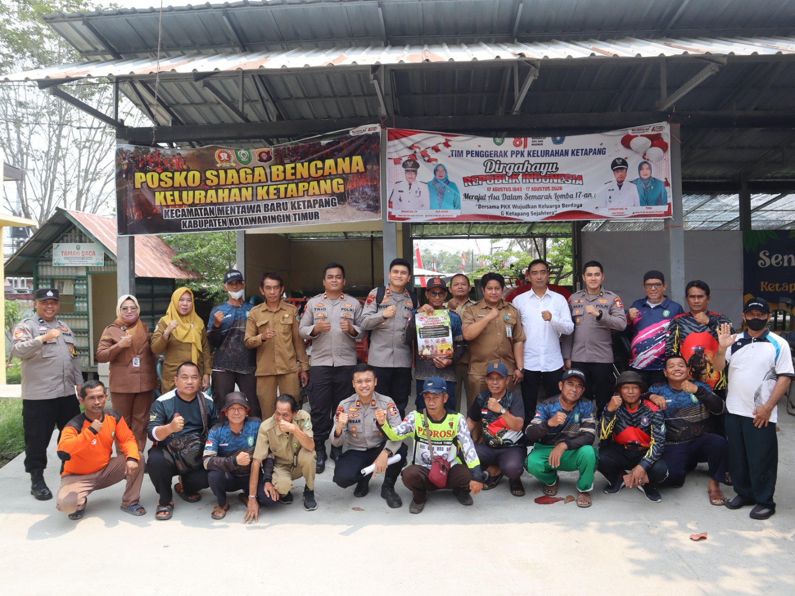 Satgas Lemdiklat Polri Edukasi Warga Stop Bakar Lahan Jaga Kotim Dari Asap