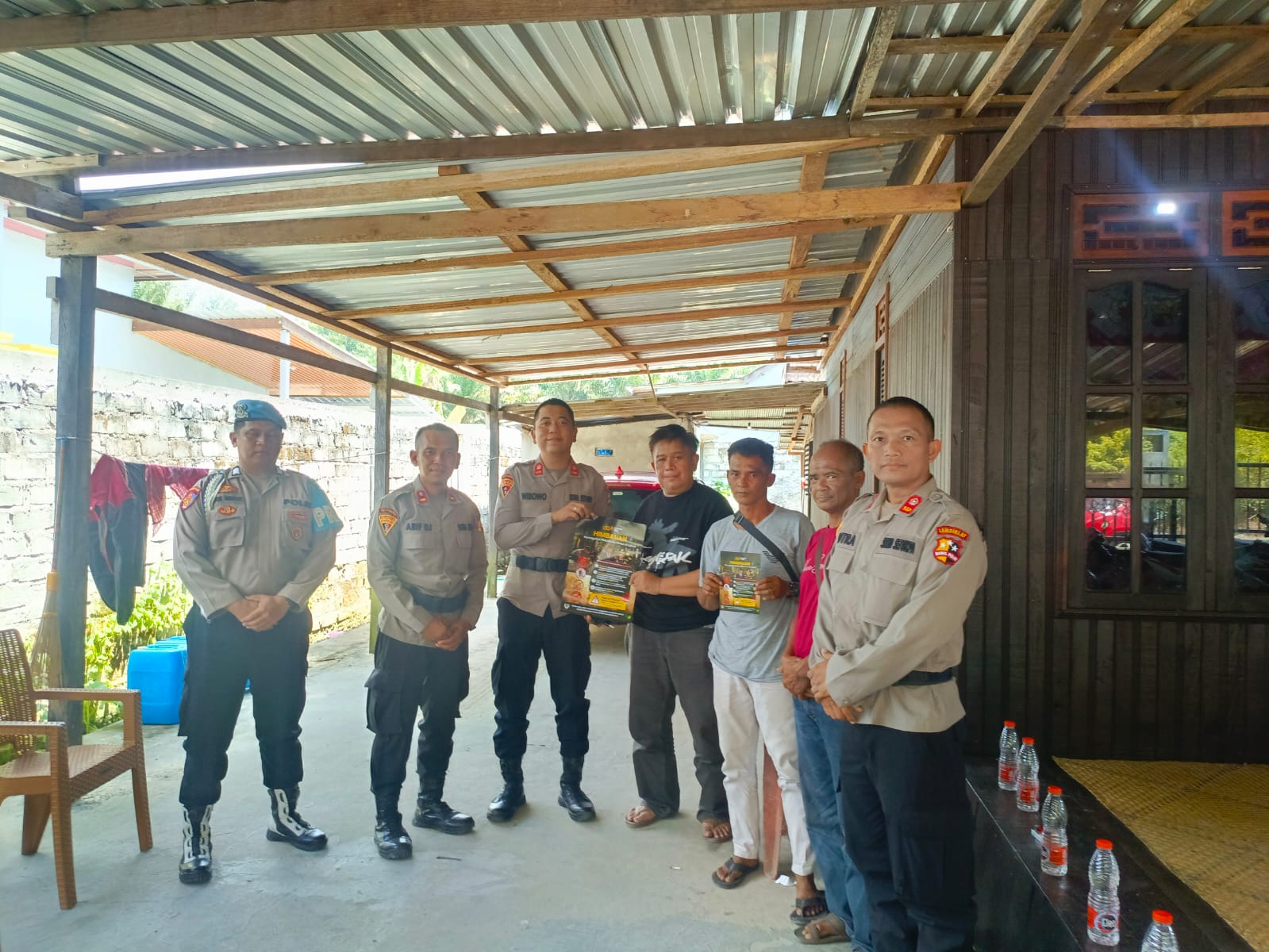 Satgas Edukasi Karhutla Lemdiklat Polri Edukasi Warga Sukamara