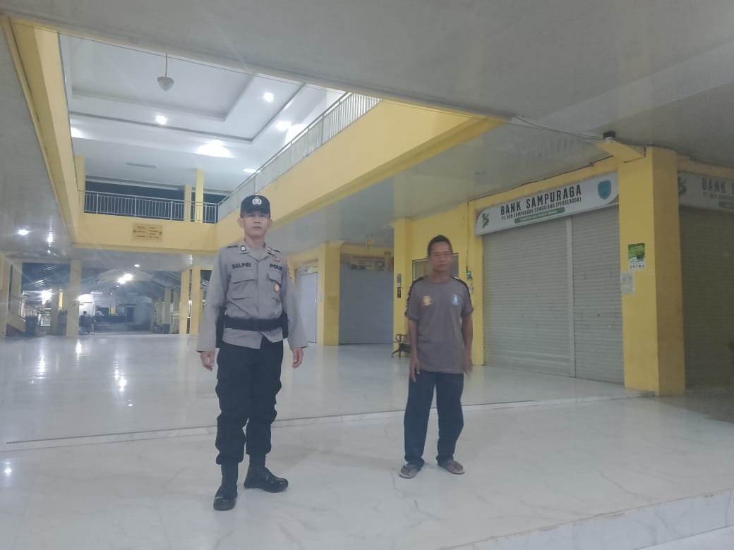 Polsek Bulik Patroli Pasar Induk, Jaga Keamanan Aktivitas Masyarakat