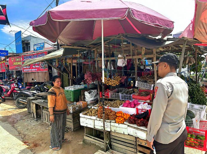 Polsek Katingan Tengah Sambang Kamtibmas