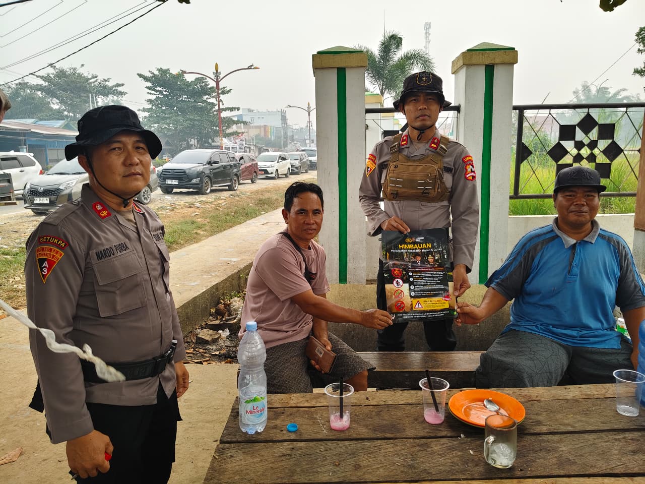 Satgas Lemdiklat Polri Edukasi Karhutla, Warga Puruk Cahu Diingatkan Membuka Lahan Tidak Dengan Cara Dibakar