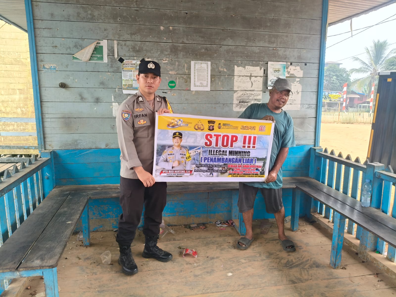 Waspada Tambang Ilegal, Polsek Marikit Edukasi Warga