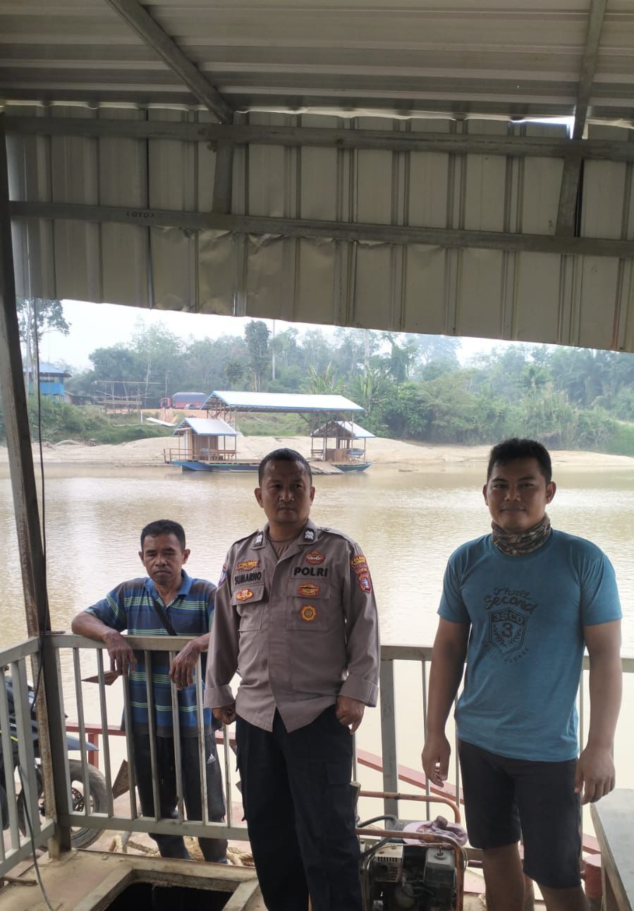 Polsek Katingan Tengah Sambang Kamtibmas