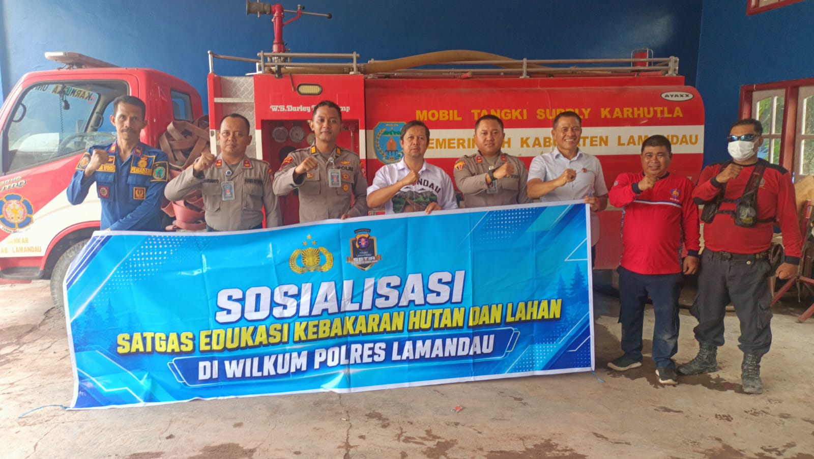Satgas Edukasi Karhutla Lemdiklat Polri Perkuat Sinergi Pencegahan Karhutla di Lamandau