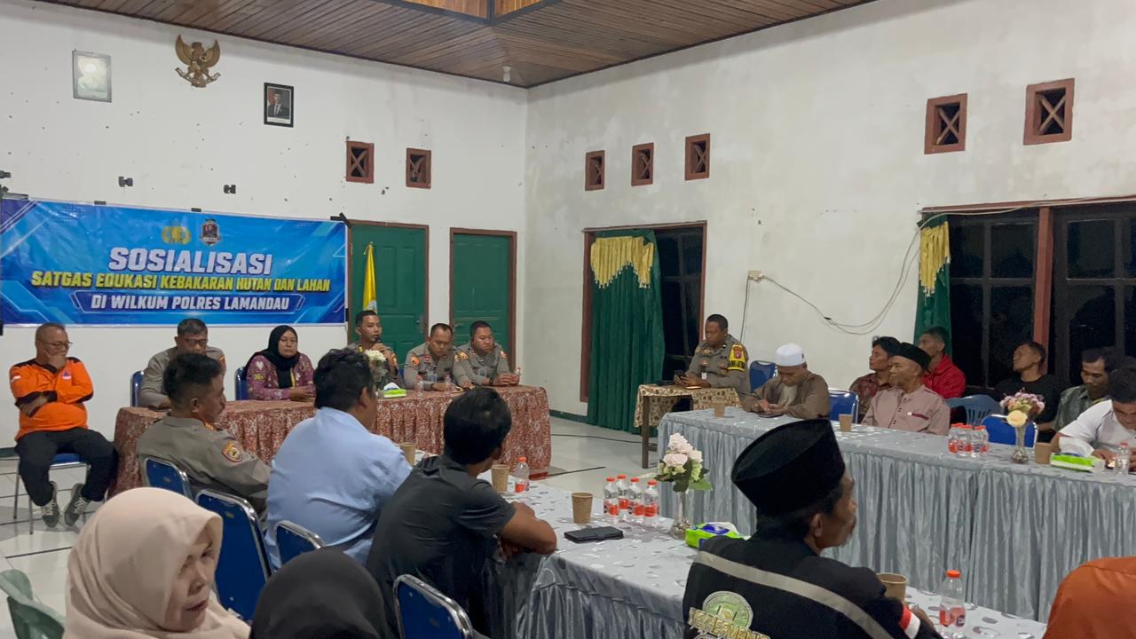 Sosialisasi Satgas Edukasi Karhutla Lemdiklat Polri Perkuat Pencegahan Kebakaran Hutan dan Lahan