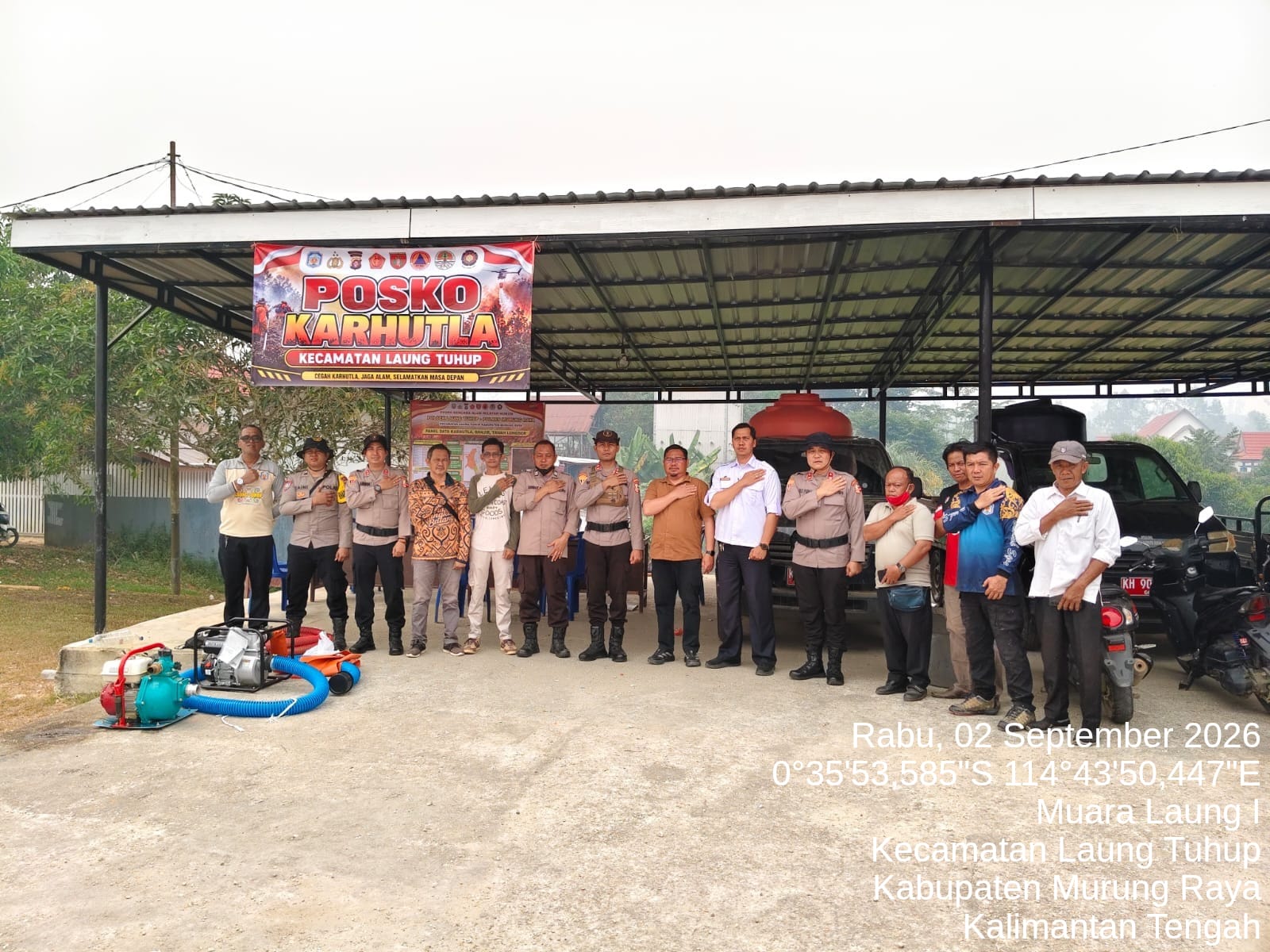 Cegah Karhutla dari Lingkungan Warga, Polres Gunung Mas Serta Satgas Edukasi Lemdiklat Polri Edukasi RT-RW dan Tokoh Masyarakat