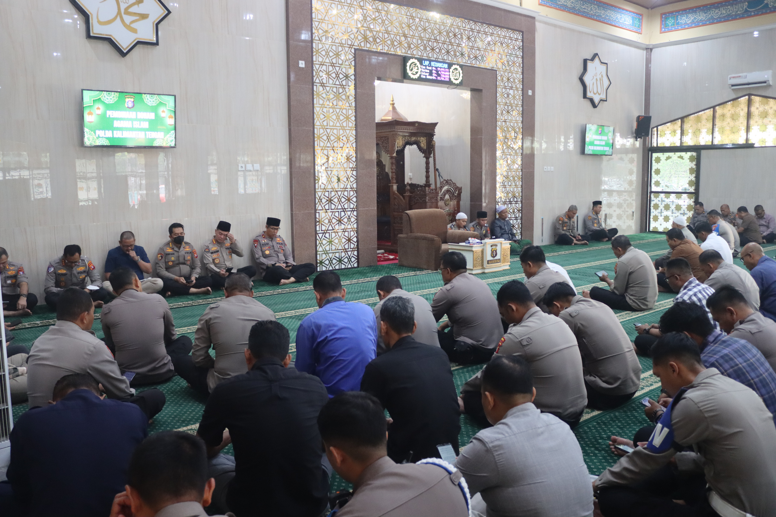 Perkuat Iman dan Mental Personel, Polda Kalteng Gelar Pembinaan Rohani Awal September