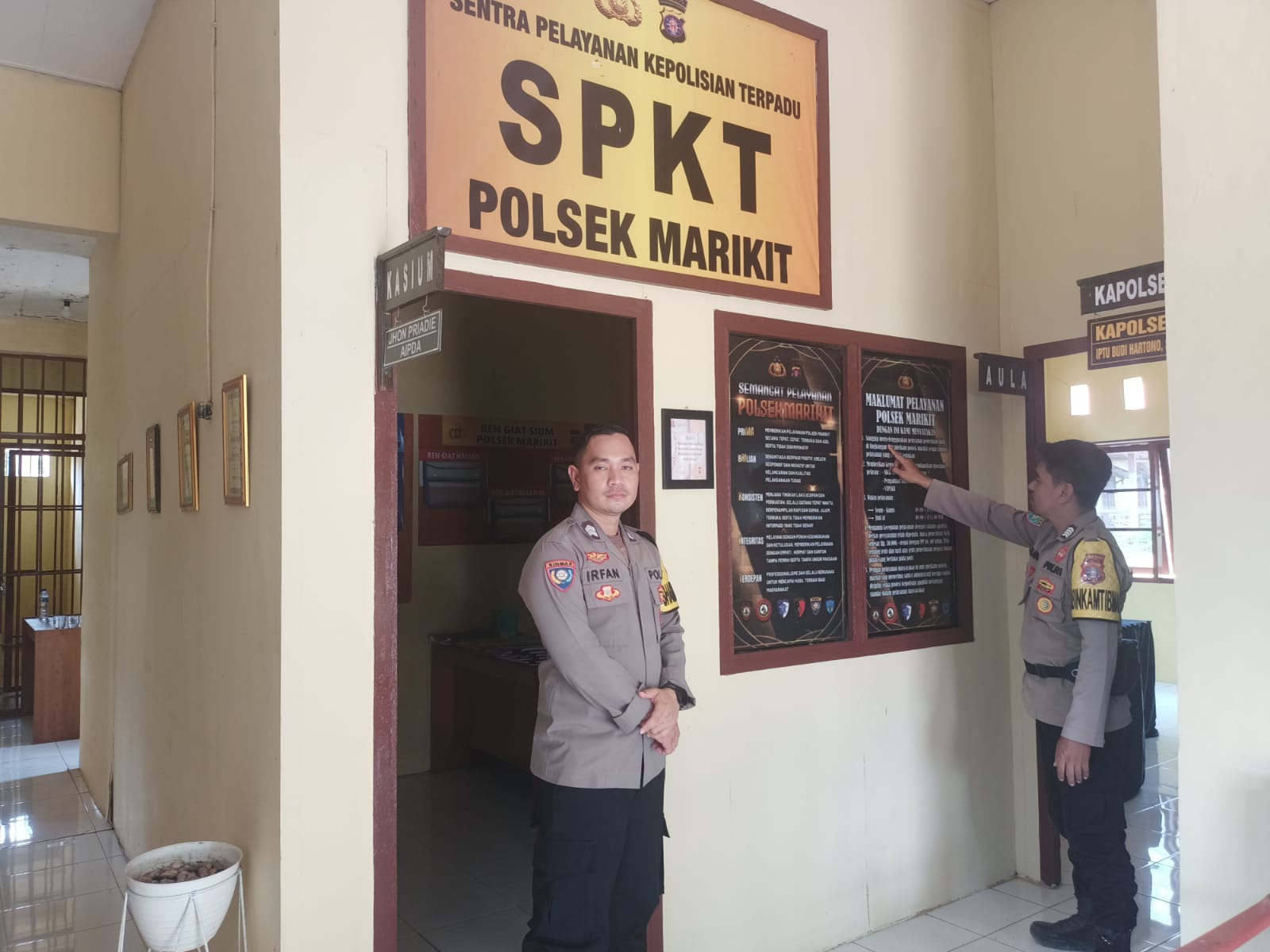 Bukan Tentang Jam Kerja, Polsek Marikit Menjaga Kepercayaan Publik