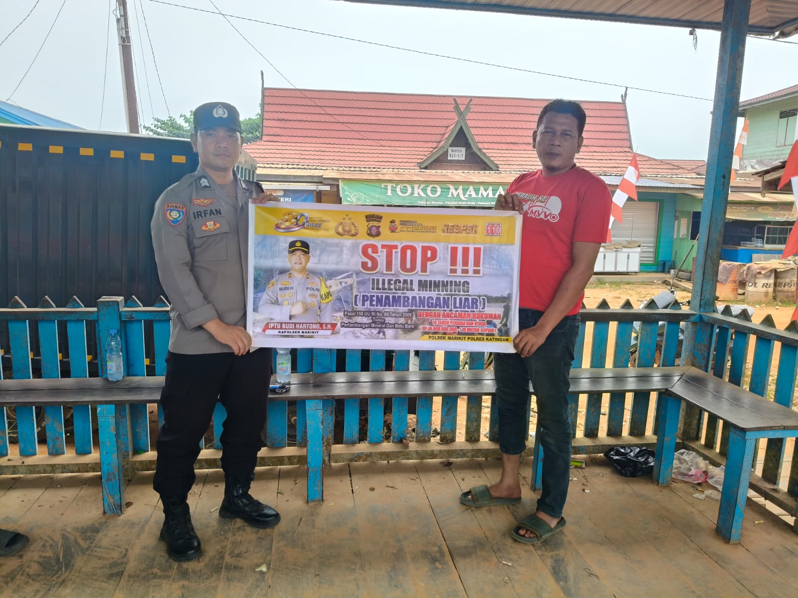 Waspada Tambang Ilegal, Polsek Marikit Edukasi Warga