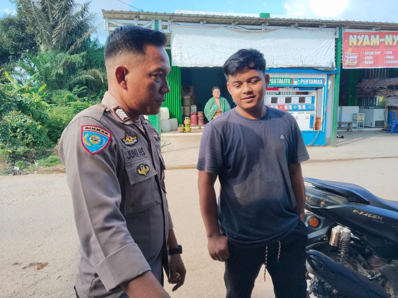 Polsek Katingan Tengah Sambang Kamtibmas