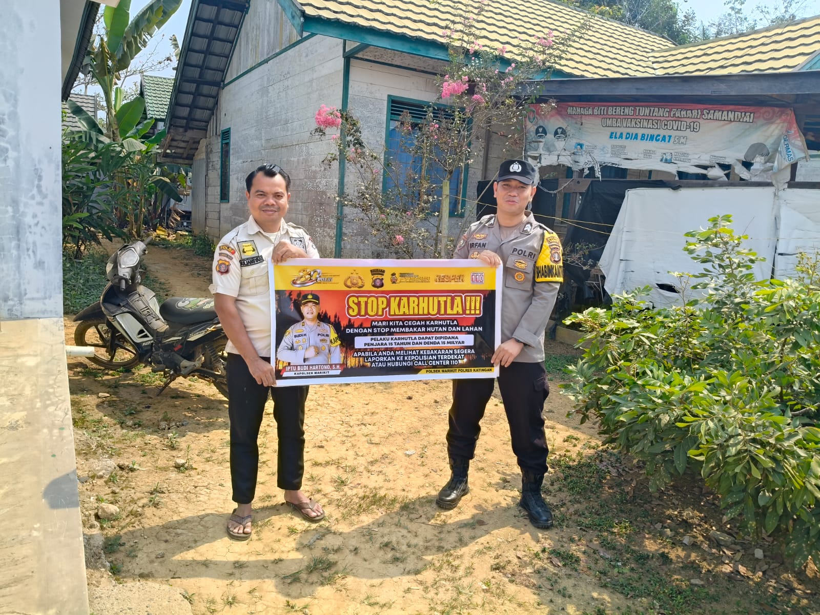 Satu Api, Sejuta Dampak! Polsek Marikit Ingatkan Bahaya dan Larangan Karhutla