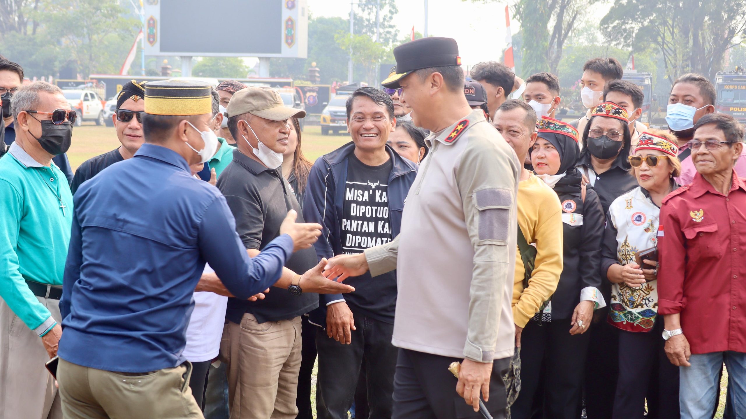 Kapolda Kalteng Ajak Forum Kebangsaan Huma Betang Bersatu Hadapi Karhutla dan Kabut Asap
