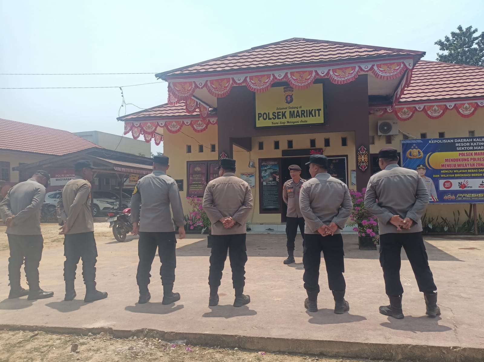 Tanggap Darurat Karhutla, Polsek Marikit Perkuat Barisan Hadapi Ancaman Asap