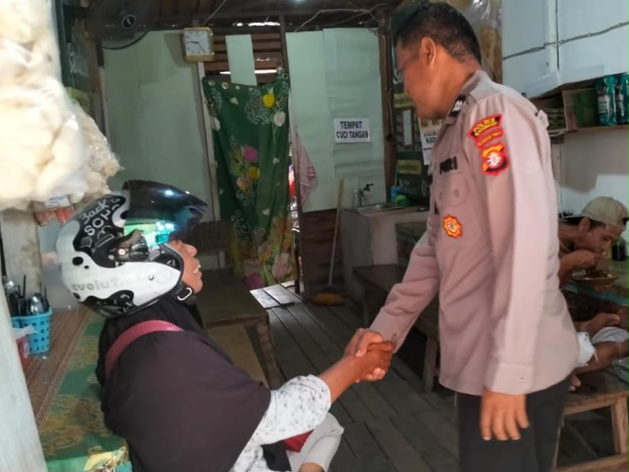 Perkuat Kamtibmas, Polsek Katingan Tengah Sambangi Warga