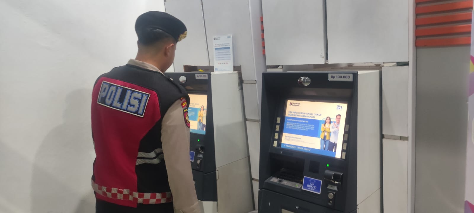 Patroli Malam, Sat Samapta Polres Lamandau Tingkatkan Pengamanan ATM