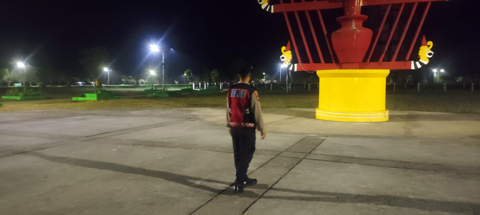 Sat Samapta Polres Lamandau Tingkatkan Patroli di Alun-Alun
