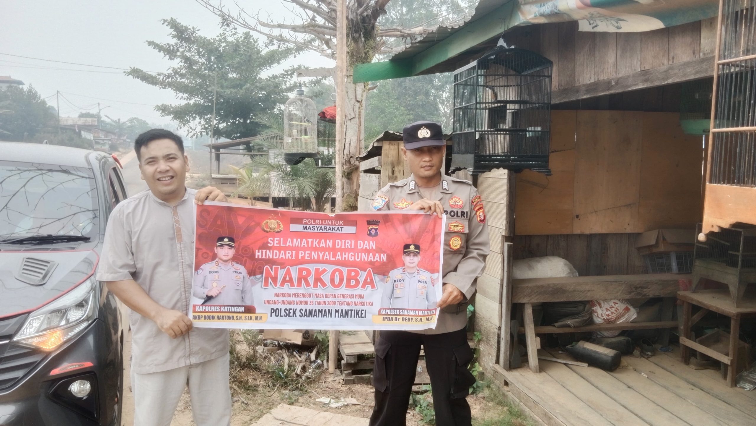 Bhabinkamtibmas Desa Kamanto Sosialisasi Bahaya penyalahgunaan Narkoba.