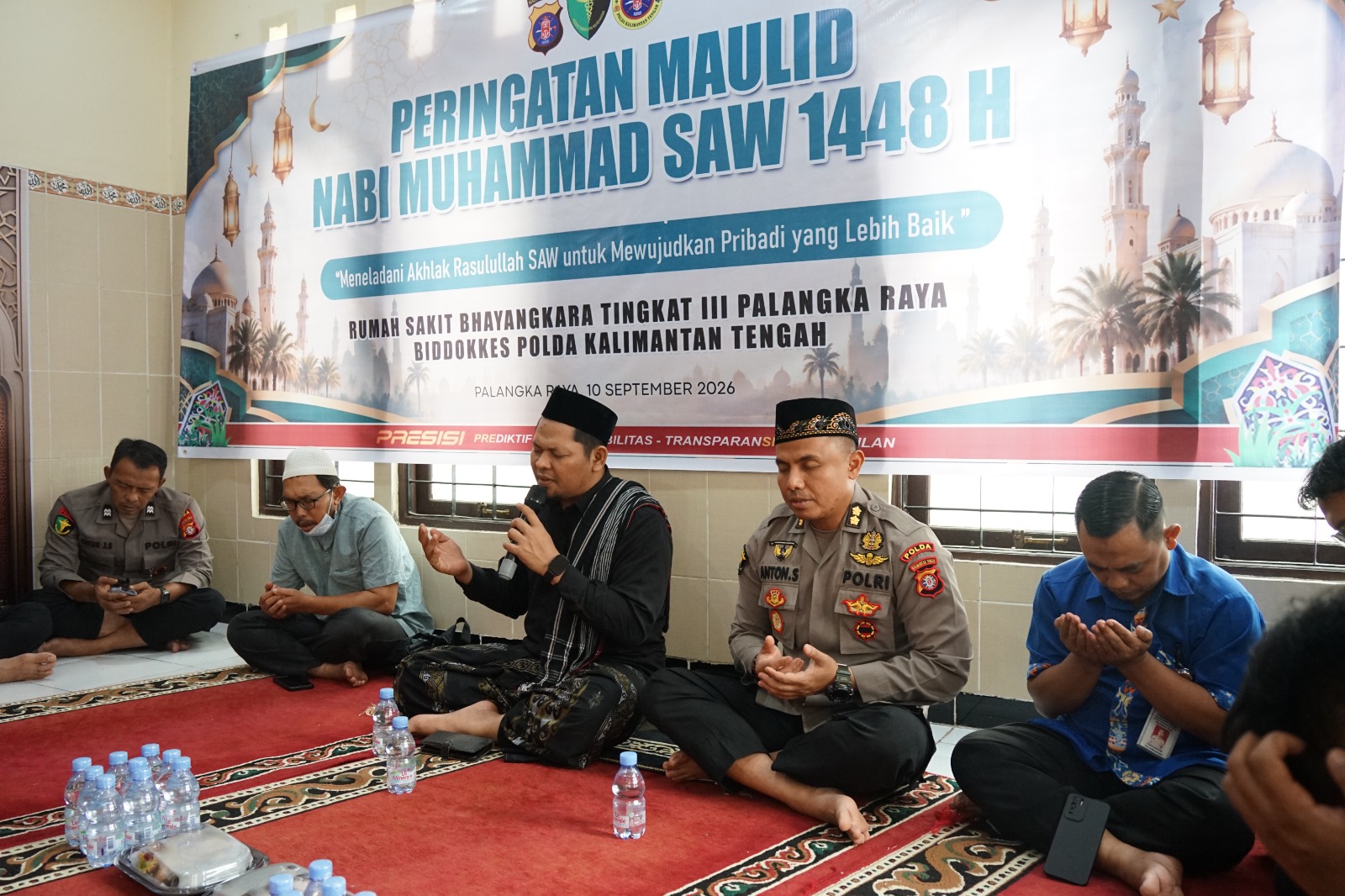 Teladani Akhlak Rasulullah SAW, Rumkit Bhayangkara Palangka Raya Gelar Peringatan Maulid Nabi Bersama Anak Panti Asuhan Mutiara Bunda