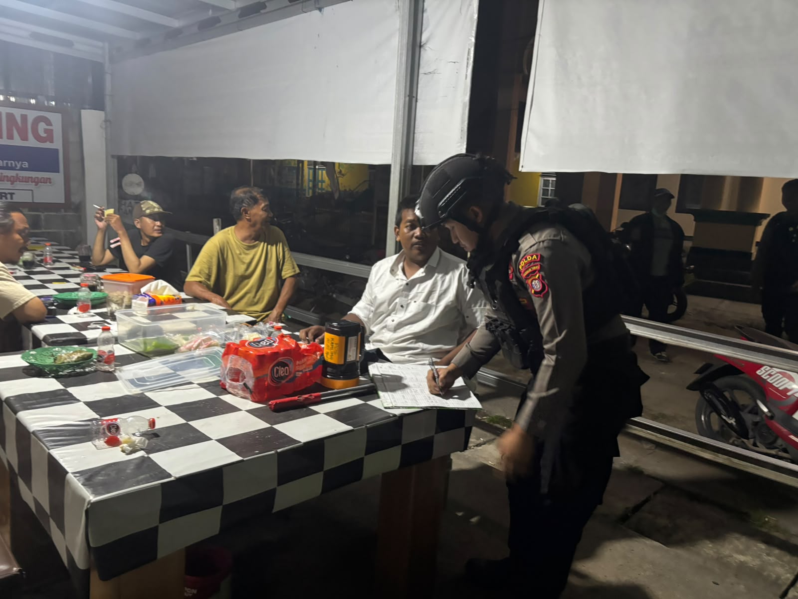 Antisipasi Tindak Kejahatan, Tim PPRC Ditsamapta Polda Kalteng Susuri Jalanan Malam Kota Palangka Raya