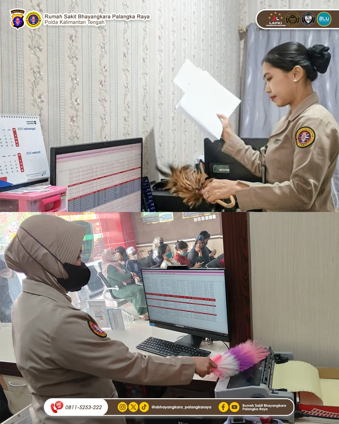 Hadirkan Suasana Asri Bagi Pasien, Rumkit Bhayangkara Rutin Adakan Gerakan Indonesia ASRI
